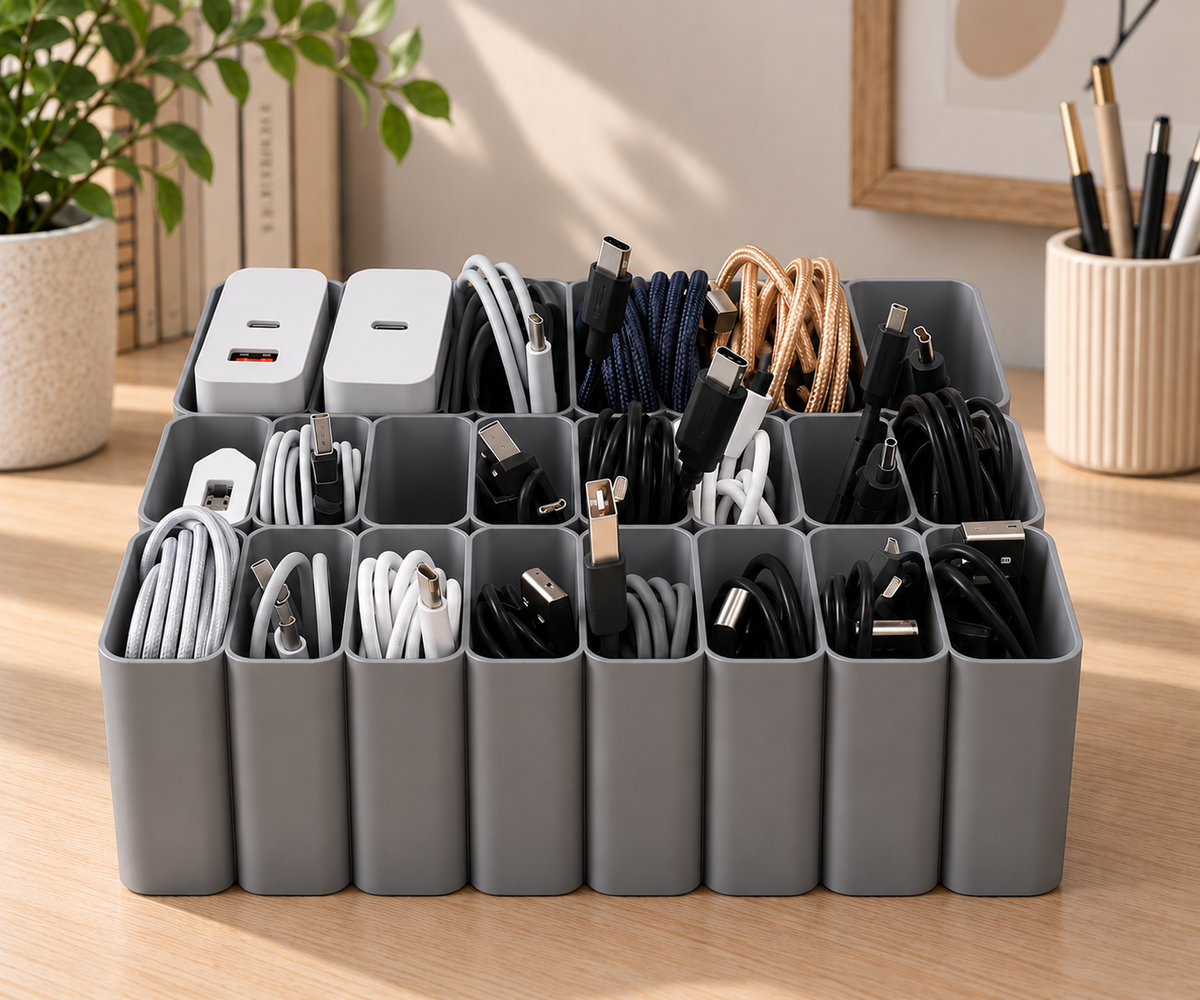 25 Slot Cable Organizer