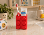 Brick-Style Kids Toothbrush Holder