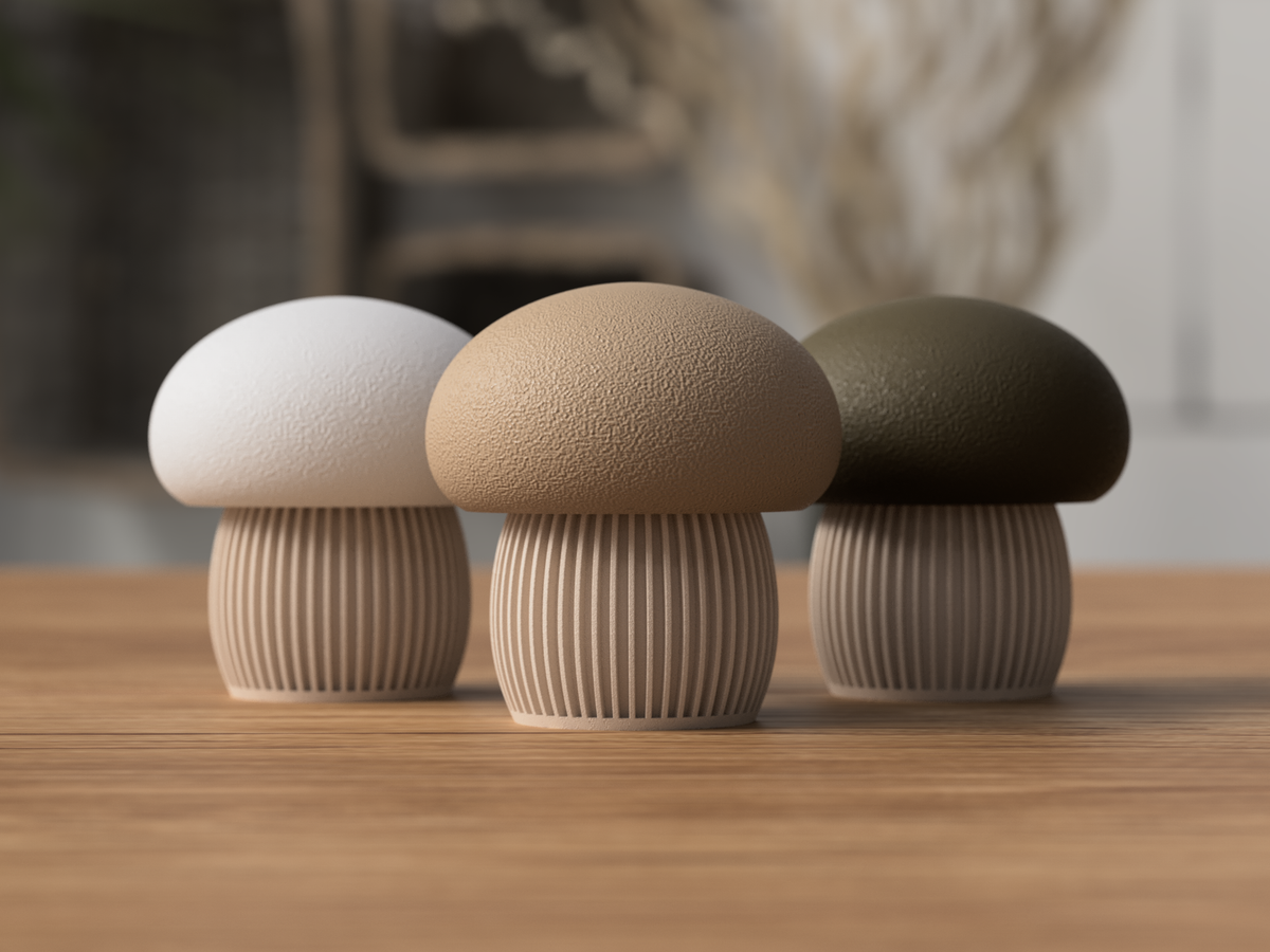 Japandi Mushroom Container