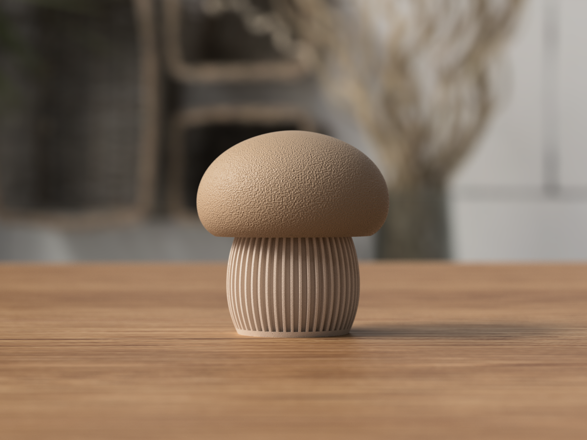 Japandi Mushroom Container