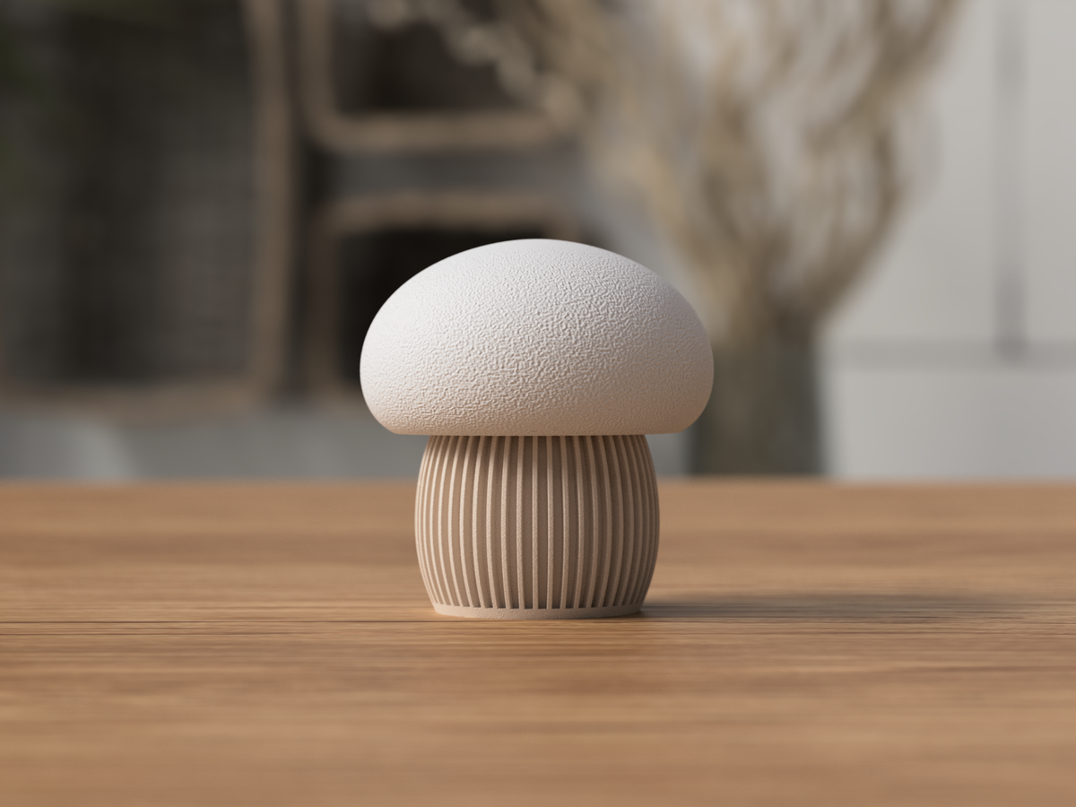 Japandi Mushroom Container