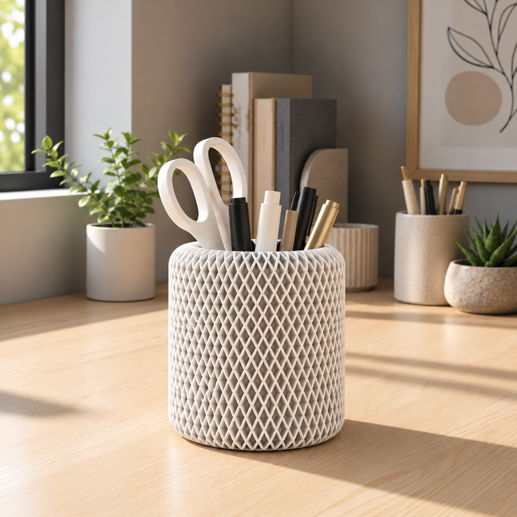 Lattice Pencil & Pen Holder
