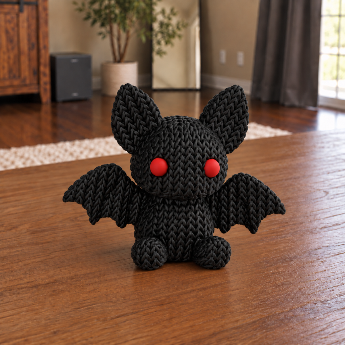Knit-Style Bat Decor
