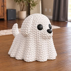 Knit-Style Pet Ghost Decor