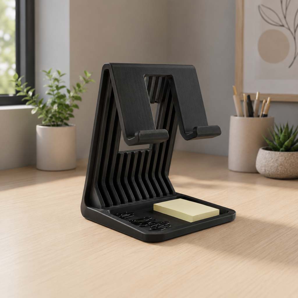 Raised iPad Stand w Organizer Tray