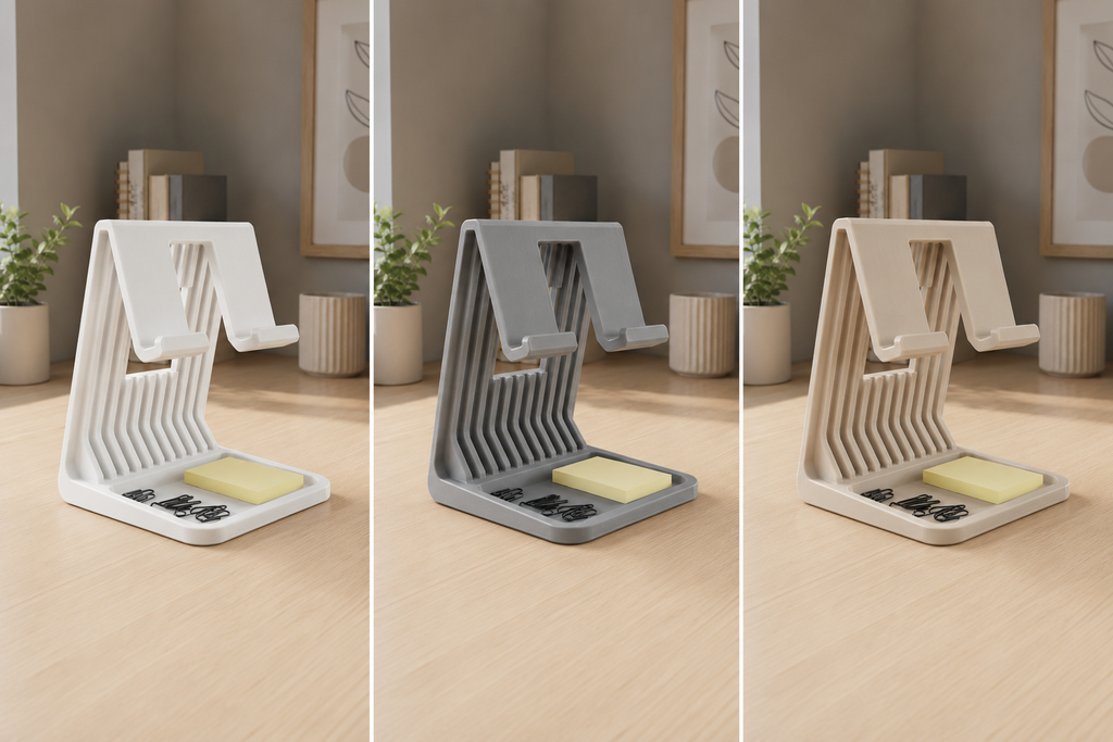 Raised iPad Stand w Organizer Tray