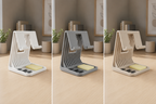 Raised iPad Stand w Organizer Tray