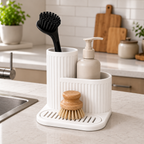 Kitchen Sink Organizer with Drain Tray