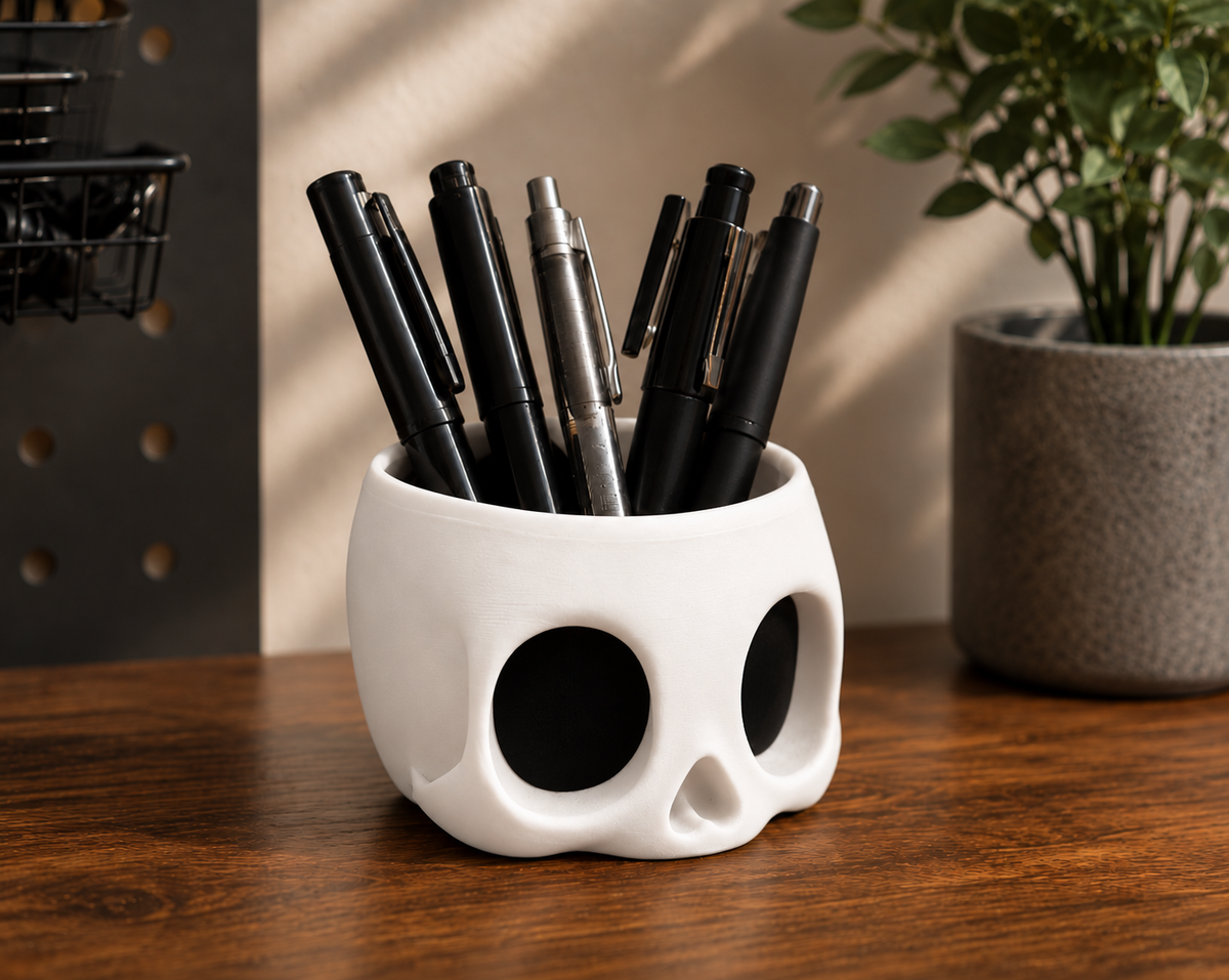 Skull Pen Holder