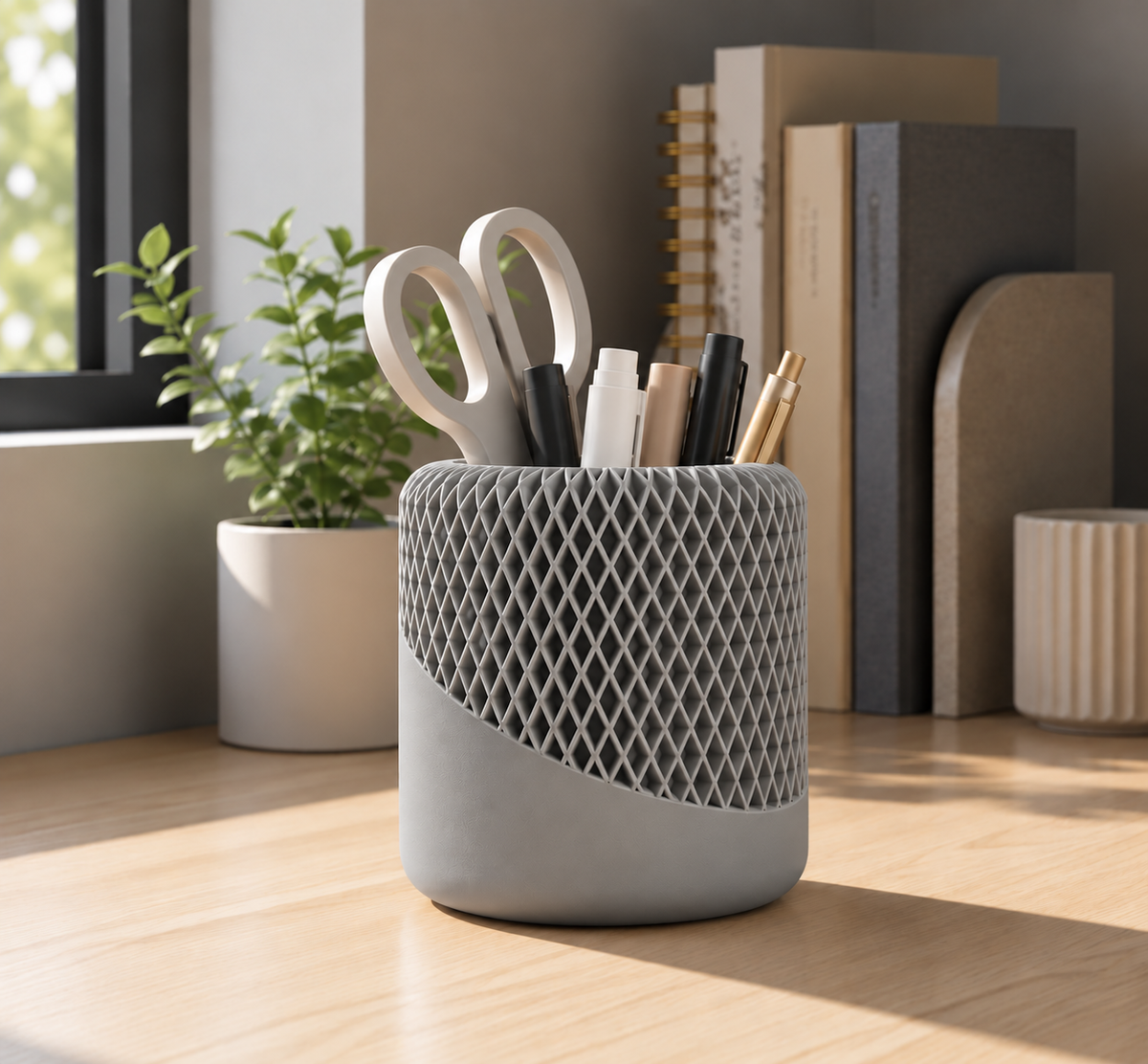 Lattice Pencil & Pen Holder