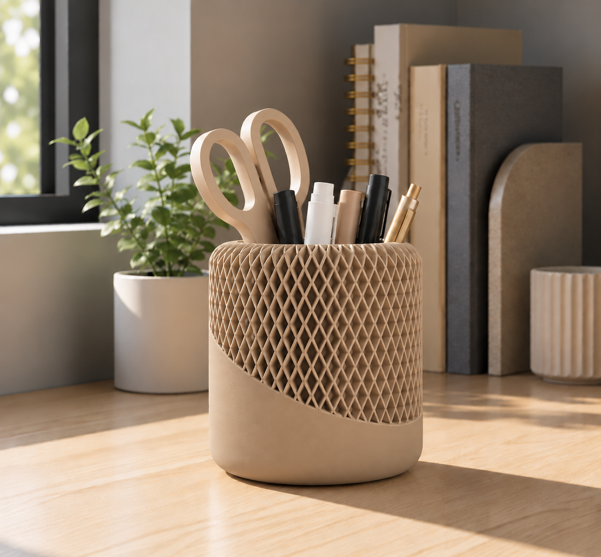Lattice Pencil & Pen Holder