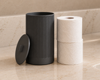 Ribbed Toilet Paper Holder